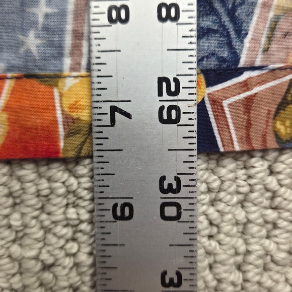 VTG Hilo Hattie The Hawaiian Original Shirt Postcard Print Blue Men Large - Picture 7 of 7